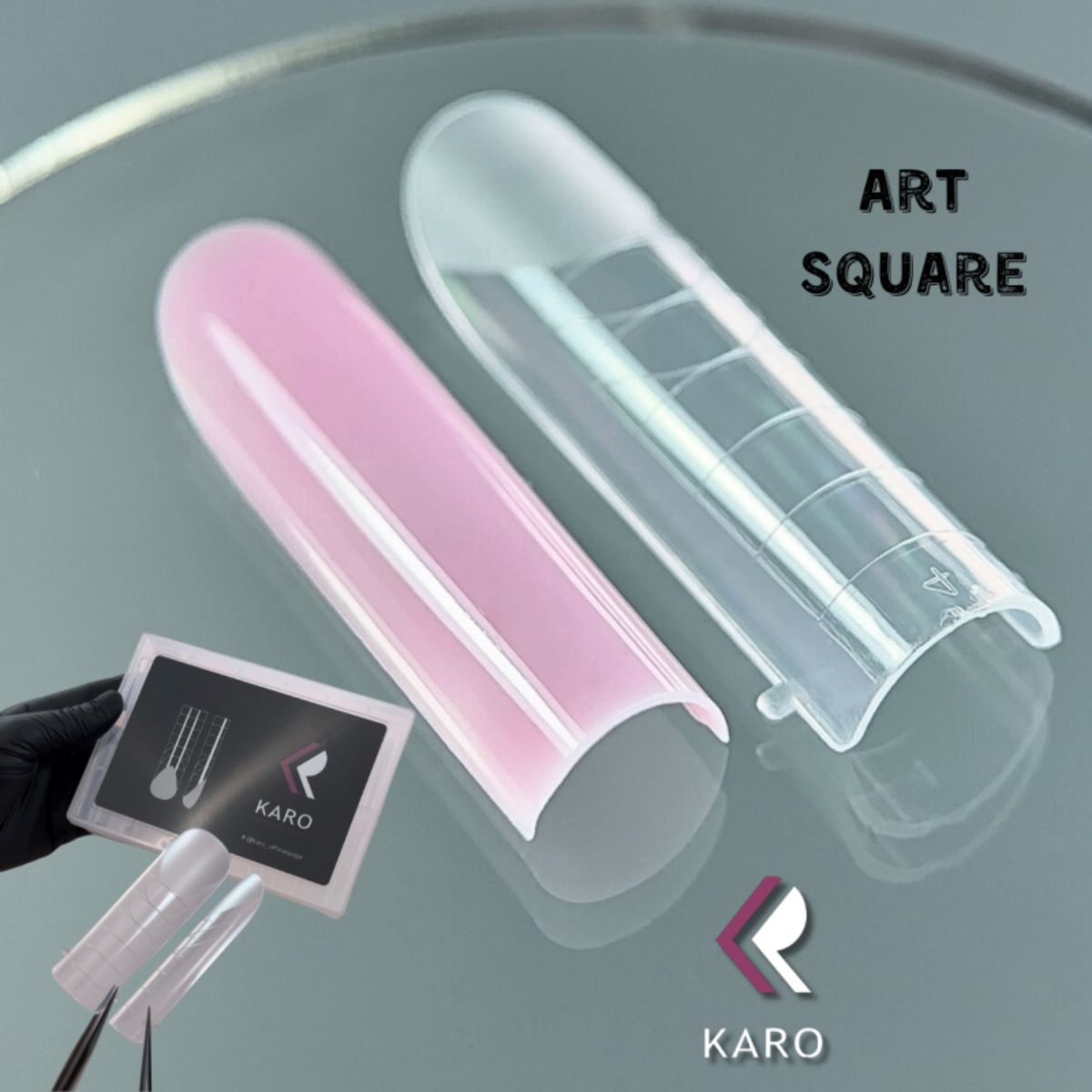 Верхні форми для наращування Karo Art Square 2